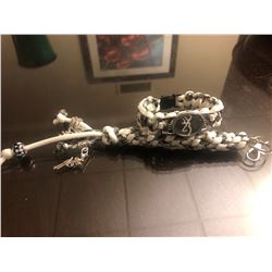 Custom Made Paracord Survival Bracelet and Key Chain