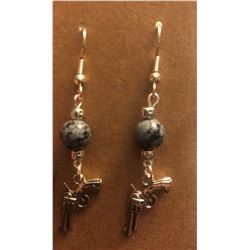 Custom Made Pistol Earrings