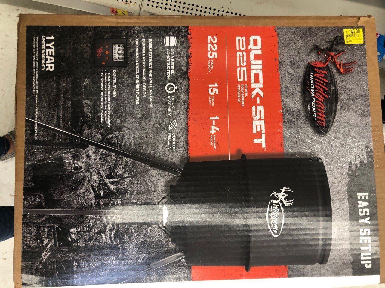 Wildgame Innovations Quick Set Feeder with Digital Timer