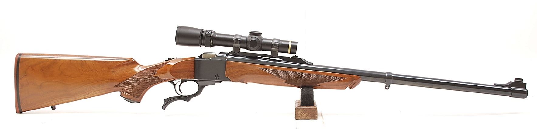 Ruger Number 1-H Caliber 375 H&H Magnum Rifle With Leupold Scope