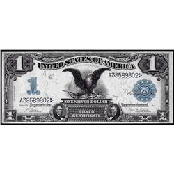 1899 $1 Black Eagle Silver Certificate Note