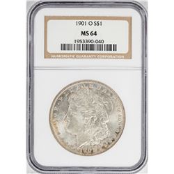 1901-O $1 Morgan Silver Dollar Coin NGC MS64