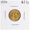 Image 1 : 1926 $2 1/2 Indian Head Quarter Eagle Gold Coin