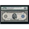 Image 1 : 1914 $5 New York Federal Reserve Note PMG 66EPQ