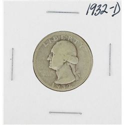 1932-D Washington Quarter Coin