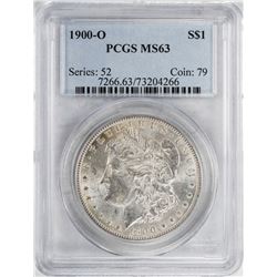 1900-O $1 Morgan Silver Dollar Coin PCGS MS63