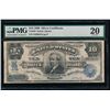 Image 1 : 1908 $10 Silver Certificate PMG 20