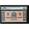 Image 1 : 1864 $1 Confederate States of America Note PMG 63EPQ