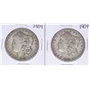 Image 1 : Lot of (2) 1904 $1 Morgan Silver Dollar Coins