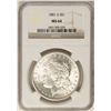 Image 1 : 1881-S $1 Morgan Silver Dollar Coin NGC MS64