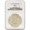 Image 1 : 1921 $1 Morgan Silver Dollar Coin NGC MS65