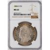 Image 1 : 1884-O $1 Morgan Silver Dollar Coin NGC MS63