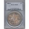 Image 1 : 1880-S $1 Morgan Silver Dollar Coin PCGS MS65