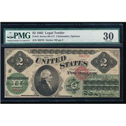 1862 $2 Legal Tender Note PMG 30