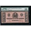 Image 1 : 1862 $1 Confederate States of America Note PMG 58EPQ