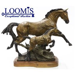 BRONZE FIRST JUMP by LORENZO E. GHIGLIERI ORIGINAL PRICE $35,000.00