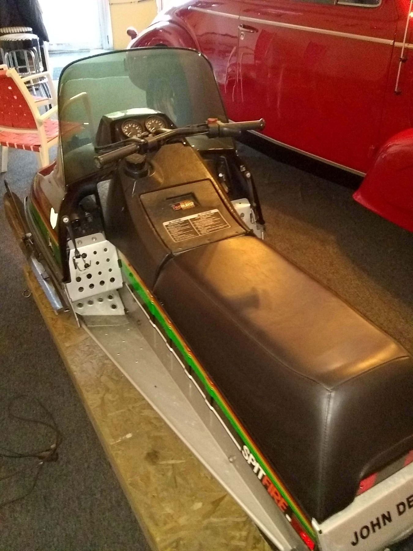 VINTAGE RESTORED JOHN DEERE SNOWMOBILE