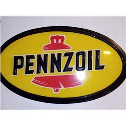 Vintage Pennzoil Embossed Resin Sign