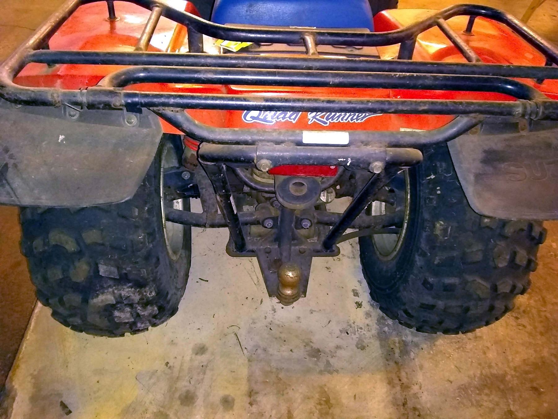 Suzuki 4WD Quadrunner 250 w/ Snow Plow, & Chicago Utility Winch