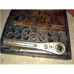 Early 1900s Frank Mossberg Co. Socket Set