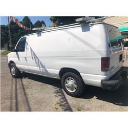 2008 Ford E-250 Cargo, 143k, White