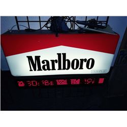 Marlboro Electric Light Up Sign, Works