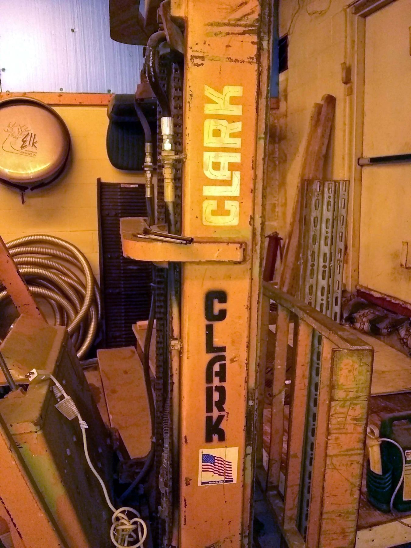 Clark Electric Fork Truck, Runs