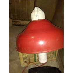 Vintage Stonco EUZ Porcelain Service Station Pump Island Light