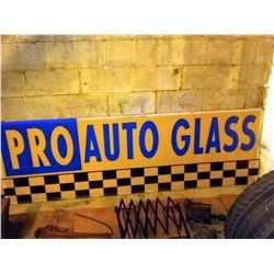 Pair of Pro Auto Glass Signs