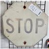 Image 1 : Vintage Aluminum STOP Sign