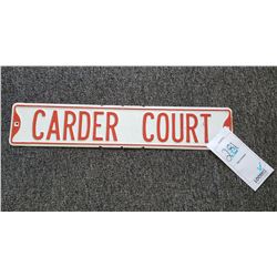 CARDER COURT STREET SIGN