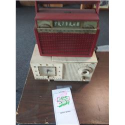 Pair of Vintage Clock Radios