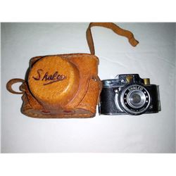 Vintage Shalco Miniature Spy Camera, w/ Leather Case
