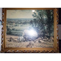 Framed Print "Harvest Time" by Alfred Augustus Glendening