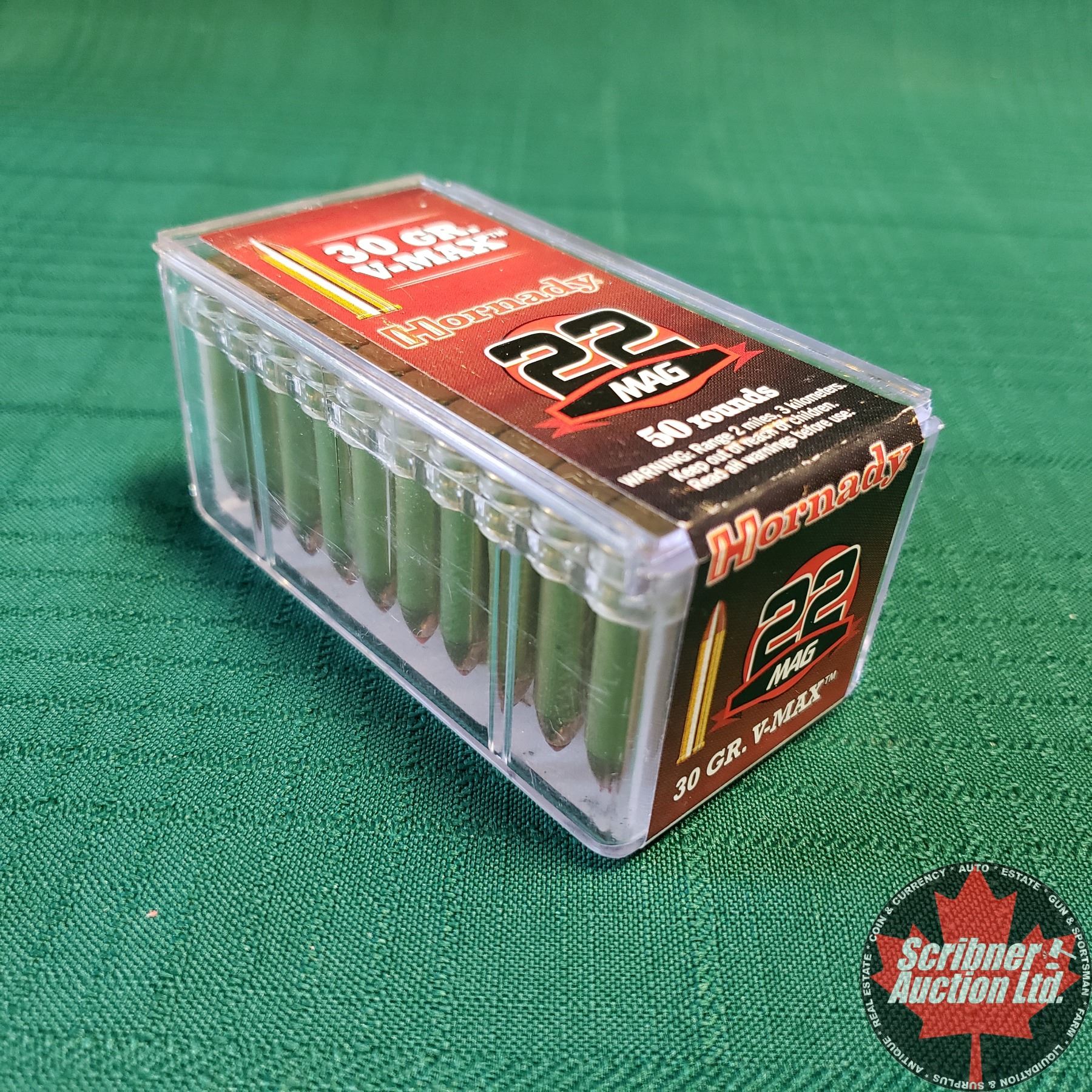 Choice Of 5 Ammo Hornady V Max 22 Mag 50rnds Box Choice Of 5 Ammo Hornady V Max 22 Mag 50rnds Box