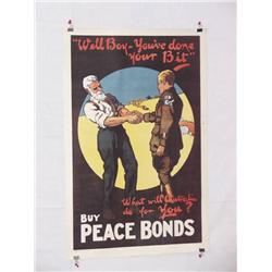  Australian WWI Poster, "Well Boy You've Done You