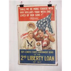  3 American WWI Posters, "Shall We Be More Tender