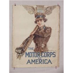  American WWI Poster, "The Motor-Corps of America