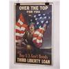 Image 1 :  2 American WWI Posters, "Over the Top for You et