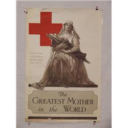  American WWI Poster, "Red Cross Christmas Roll C