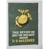 Image 1 :  American WWI Poster, "This Device Hat or Helmet 