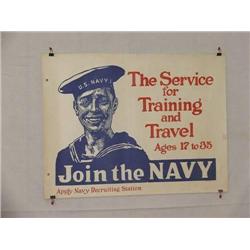  American WWI Poster, "The Service for Training a