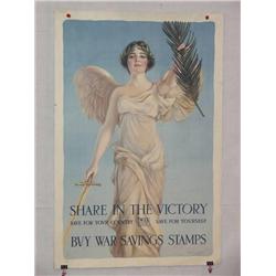  American WWI Poster, "Share in the Victory etc. 