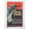Image 1 :  American WWI Poster, "Help Them Keep Your War Sa