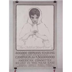  American WWI Poster, "The Child at Your Door 400
