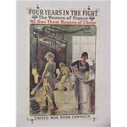  American WWI Poster, "Four Years in the Fight Th