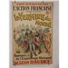Image 1 :  French WWI Poster, "L'Action Française etc. La V