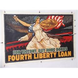  American WWI Poster, "For Victory, Buy More Bond