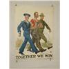Image 1 :  American WWI Poster, "Together We Win (United St
