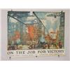 Image 1 :  American WWI Poster, On the Job For Victory (Uni